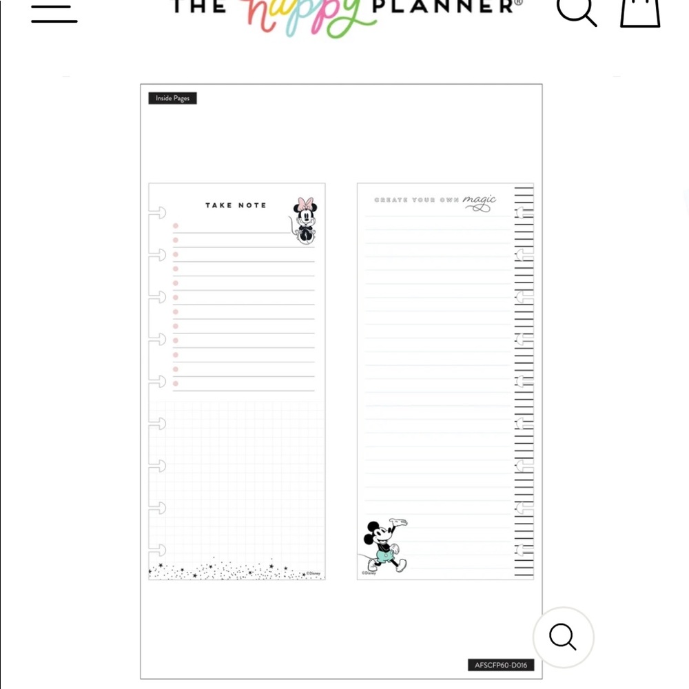 🥳HP🥳 Minnie Mouse Magical Moment Planner Bundle. - Picture 13 of 15